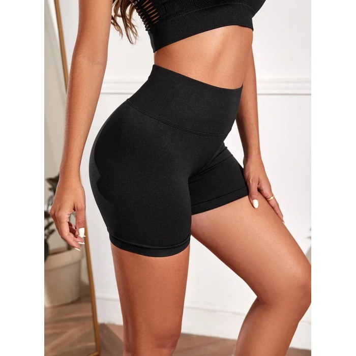 Укорочені шорти безшовні Tracks Shorts PUSH-UP 35 (Black) Укорочені шорти безшовні Tracks Shorts PUSH-UP 35 (Black)